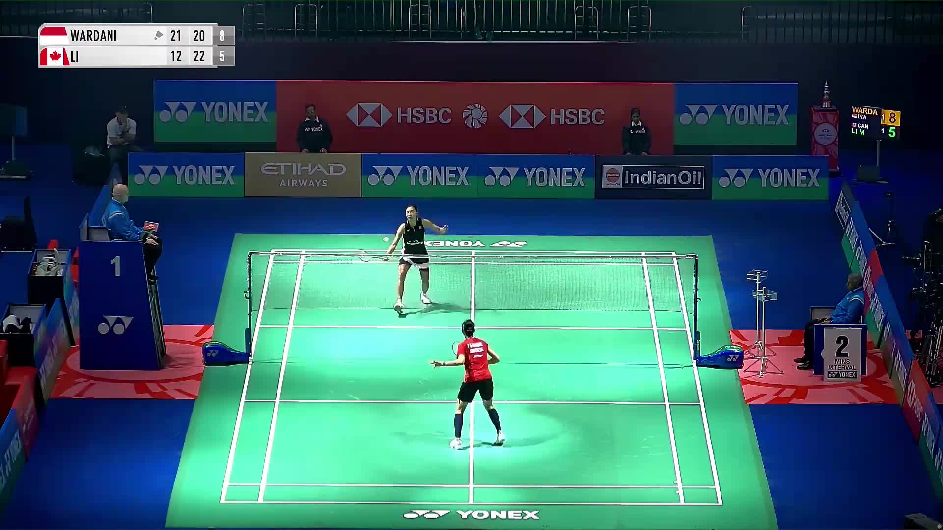 【第三局】女单  瓦尔达尼vs李文珊 2026印度羽毛球公开赛 清流