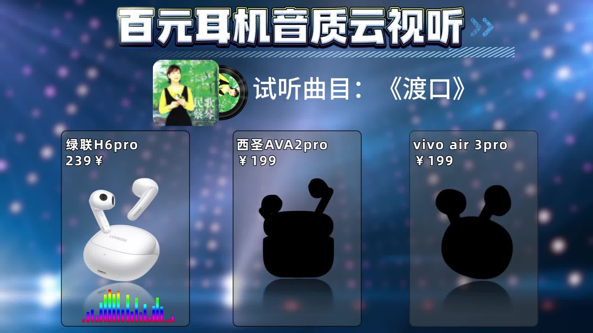 平价蓝牙耳机哪款音质好？100-300价位耳机音质云视听对比