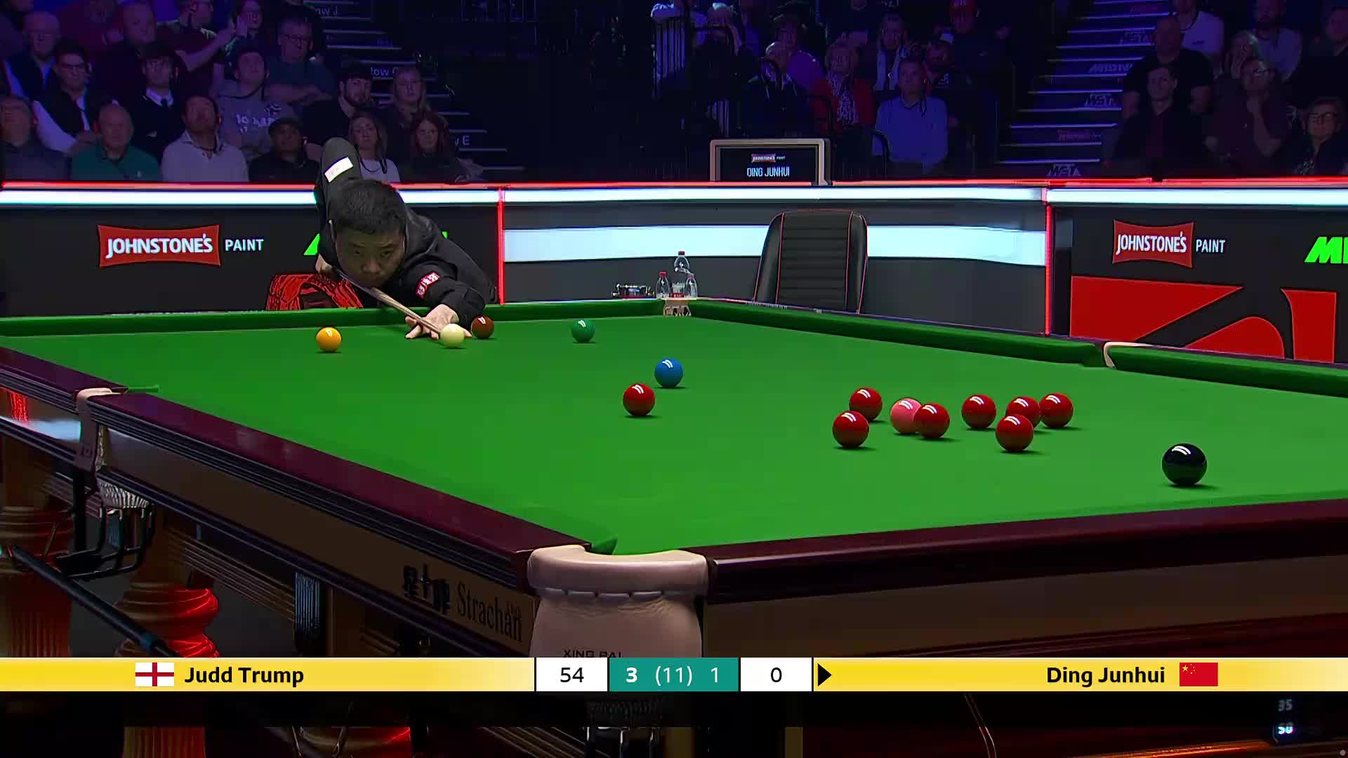 贾德·特鲁姆普VS丁俊晖 2026斯诺克大师赛