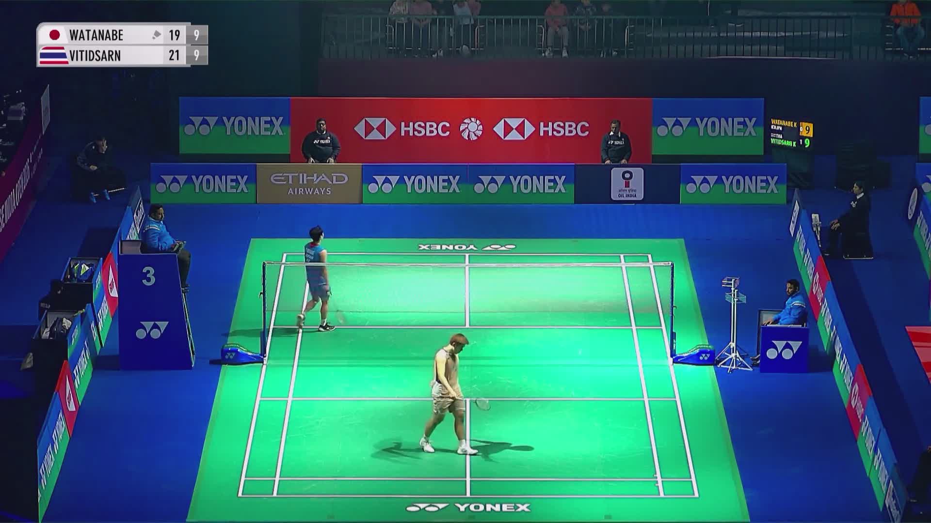 男单  渡边航贵vs昆拉武特 2026印度羽毛球公开赛