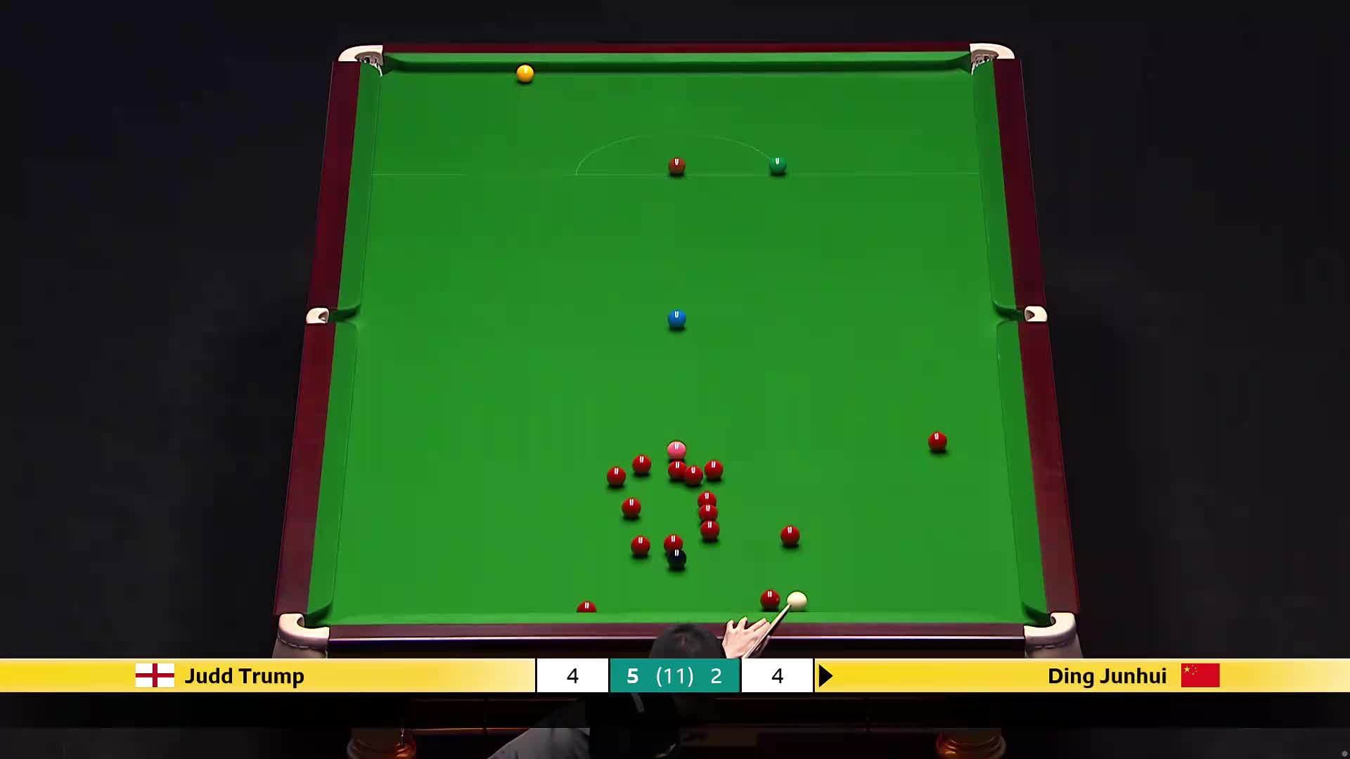 贾德·特鲁姆普VS丁俊晖 2026斯诺克大师赛