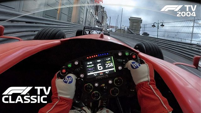 【4K60帧】模拟驾驶《F1 2020》在摩纳哥大奖赛驾驶迈克尔·舒马赫的传奇法拉利F2004赛车