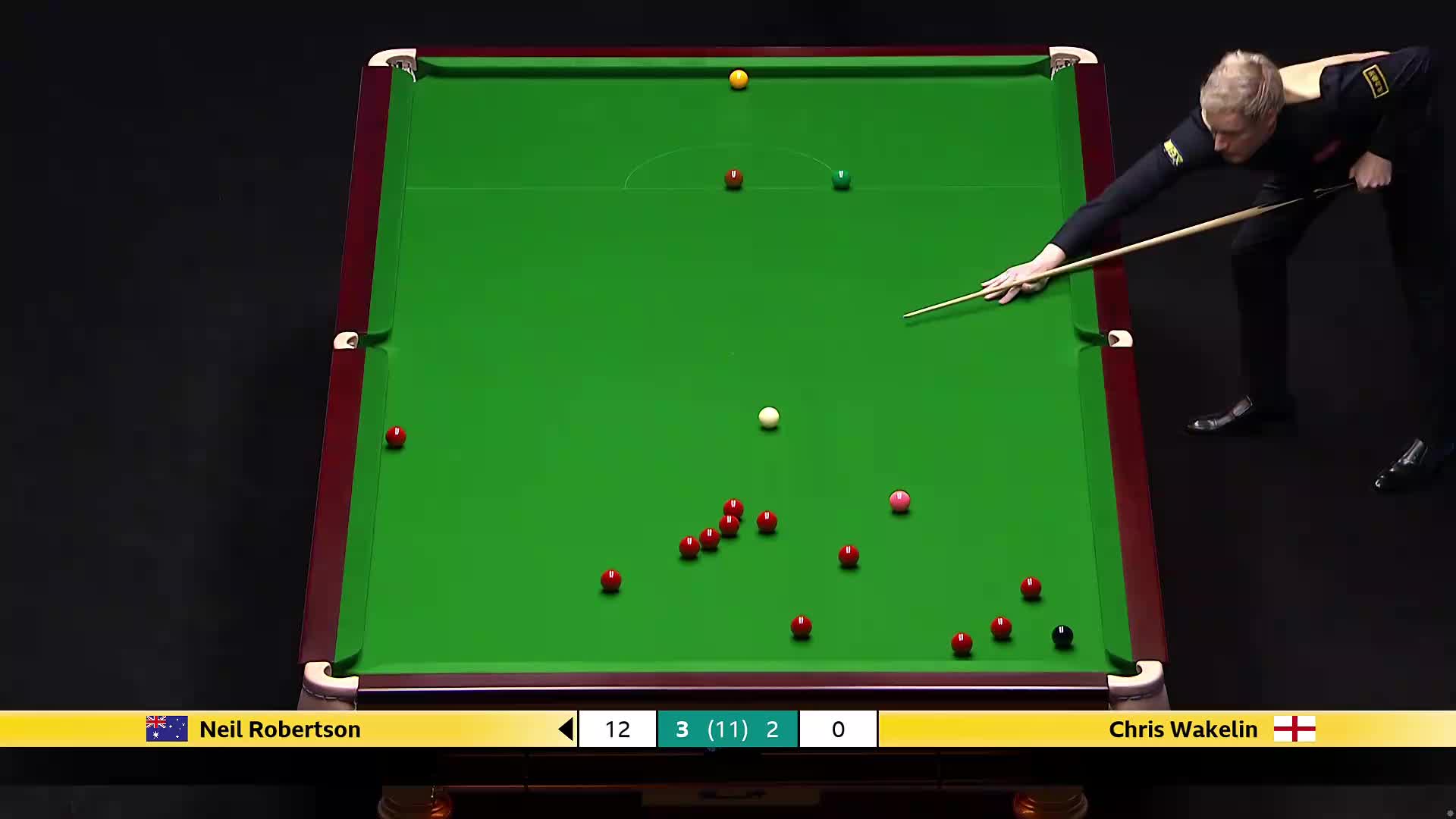 尼尔·罗伯逊VS克里斯·沃克林 2026斯诺克大师赛