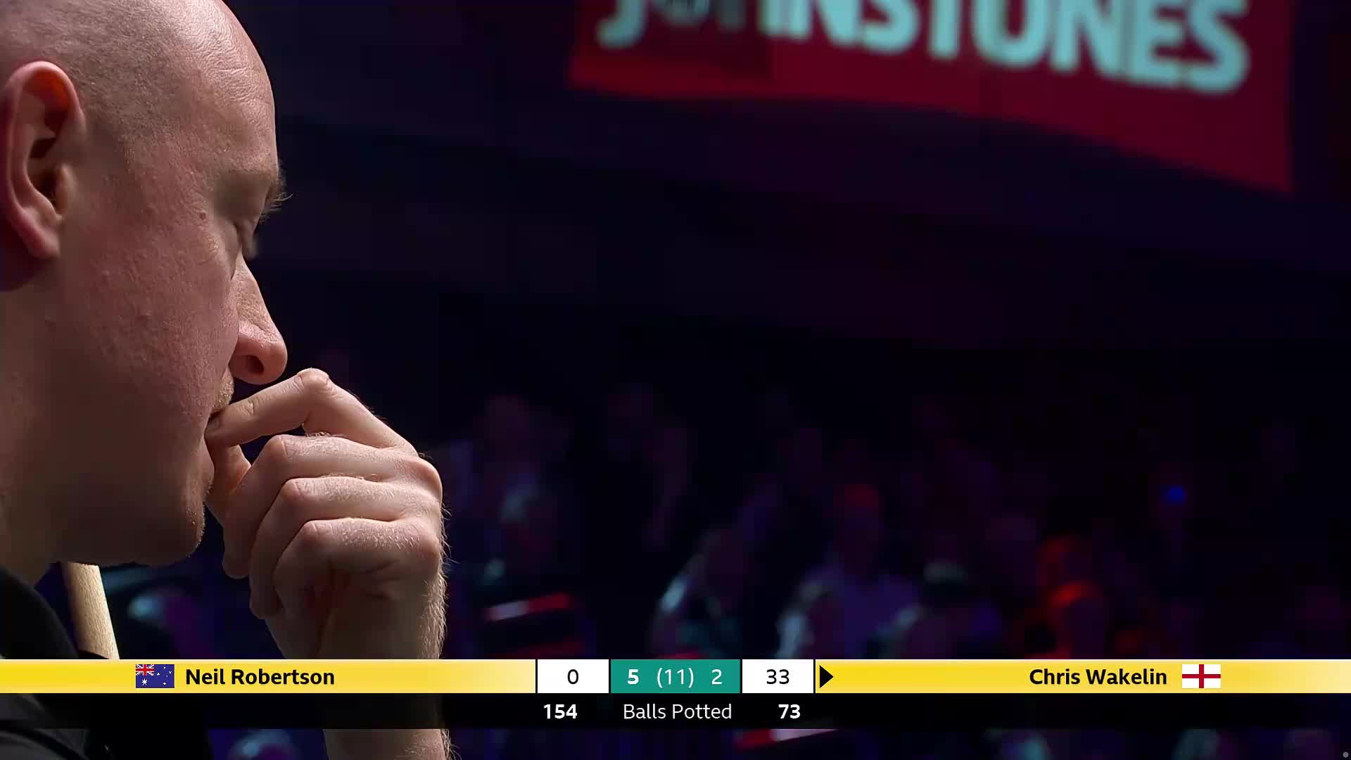 尼尔·罗伯逊VS克里斯·沃克林 2026斯诺克大师赛