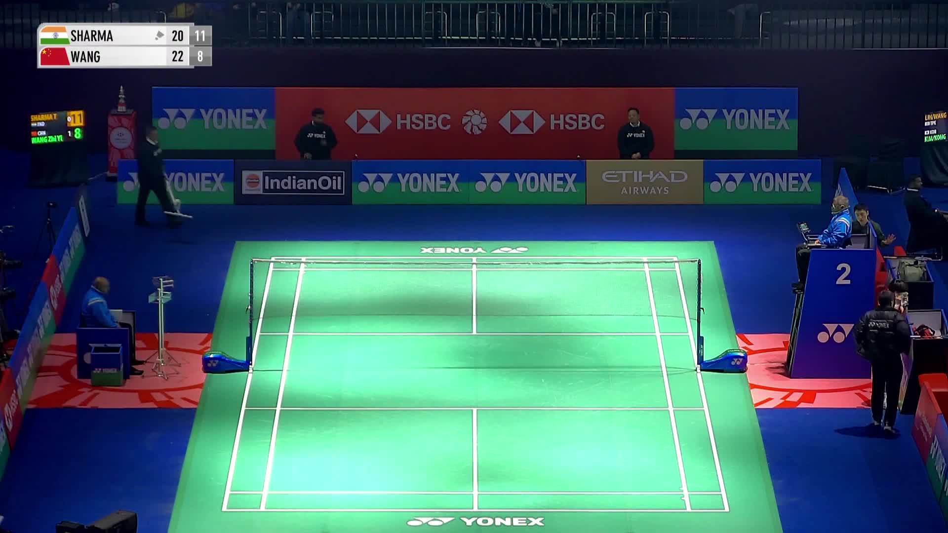 女单	夏尔马vs王祉怡 2026印度羽毛球公开赛