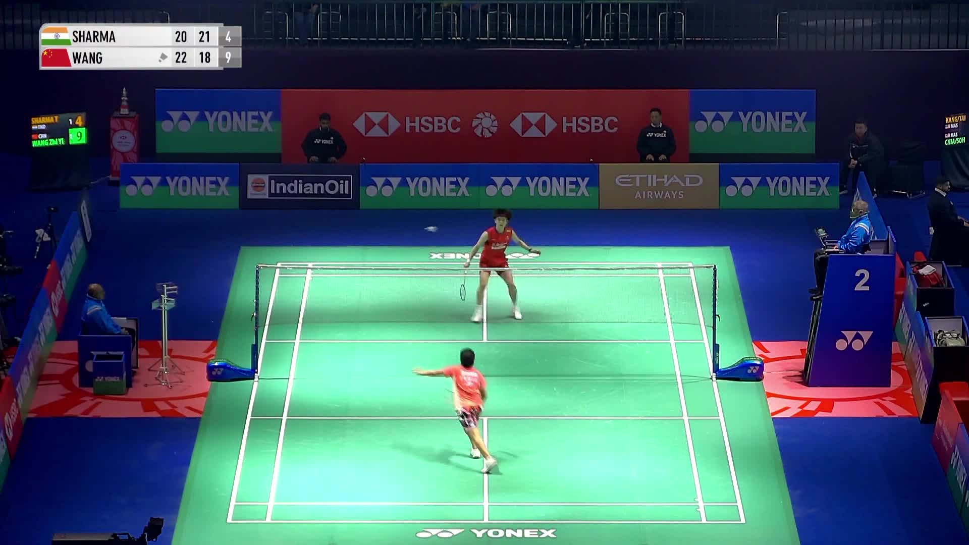 女单	夏尔马vs王祉怡 2026印度羽毛球公开赛