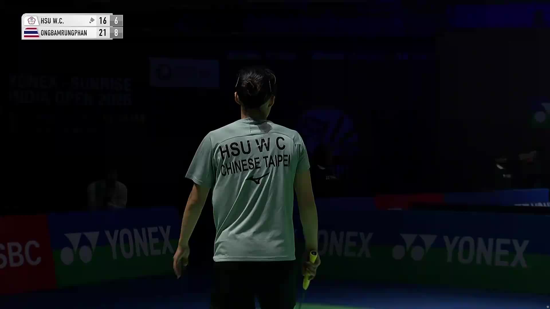 女单  许玟琪vs布桑南 2026印度羽毛球公开赛