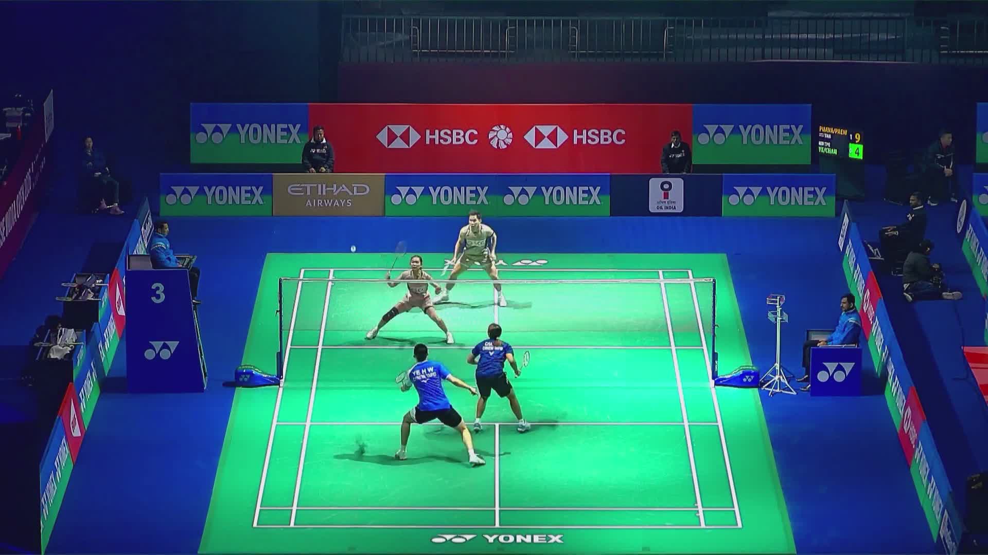 德差波/苏皮萨拉VS叶宏蔚/詹又蓁 2026印度羽毛球公开赛