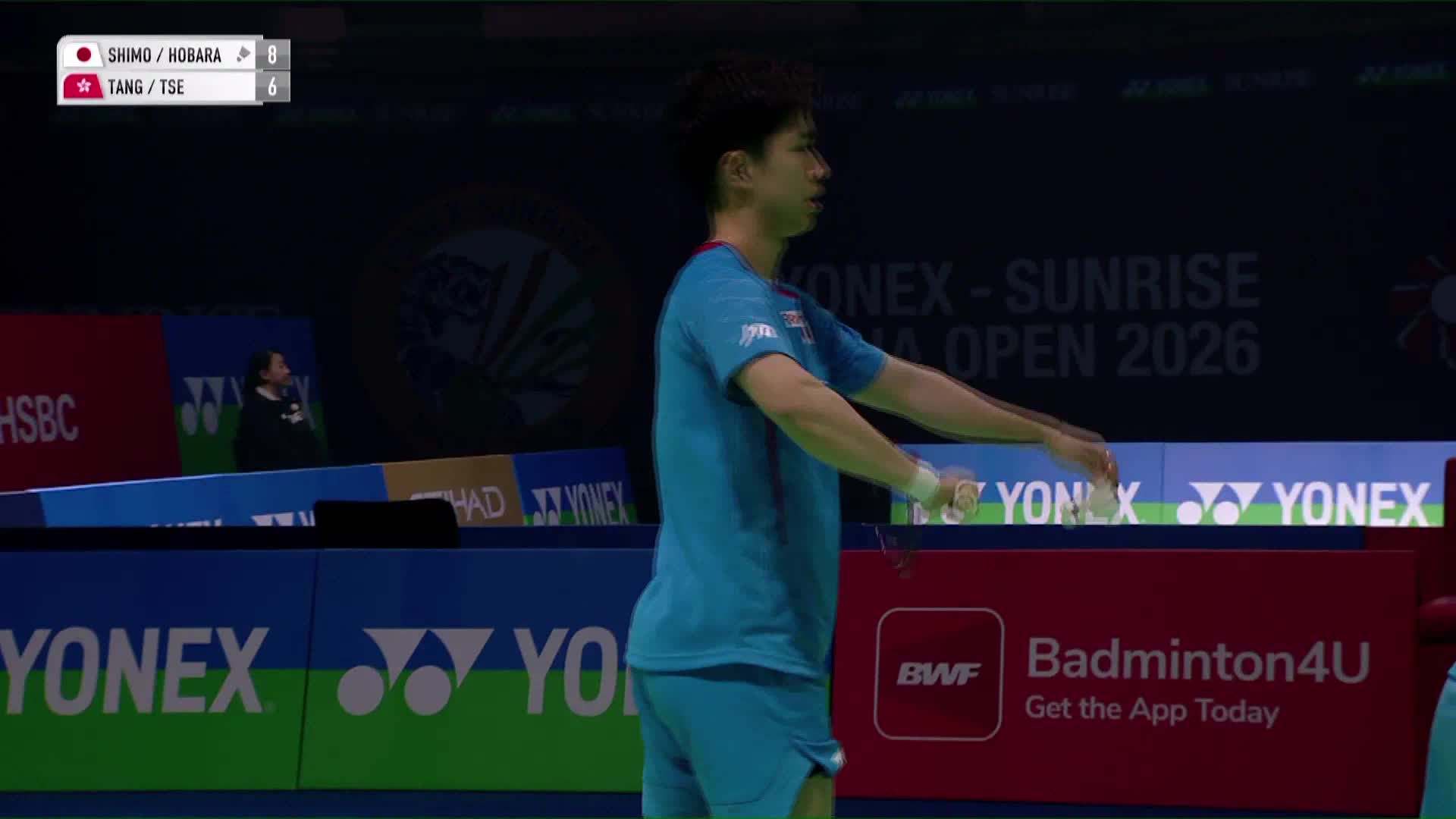 霜上雄一/保原彩夏VS邓俊文/谢影雪 2026印度羽毛球公开赛