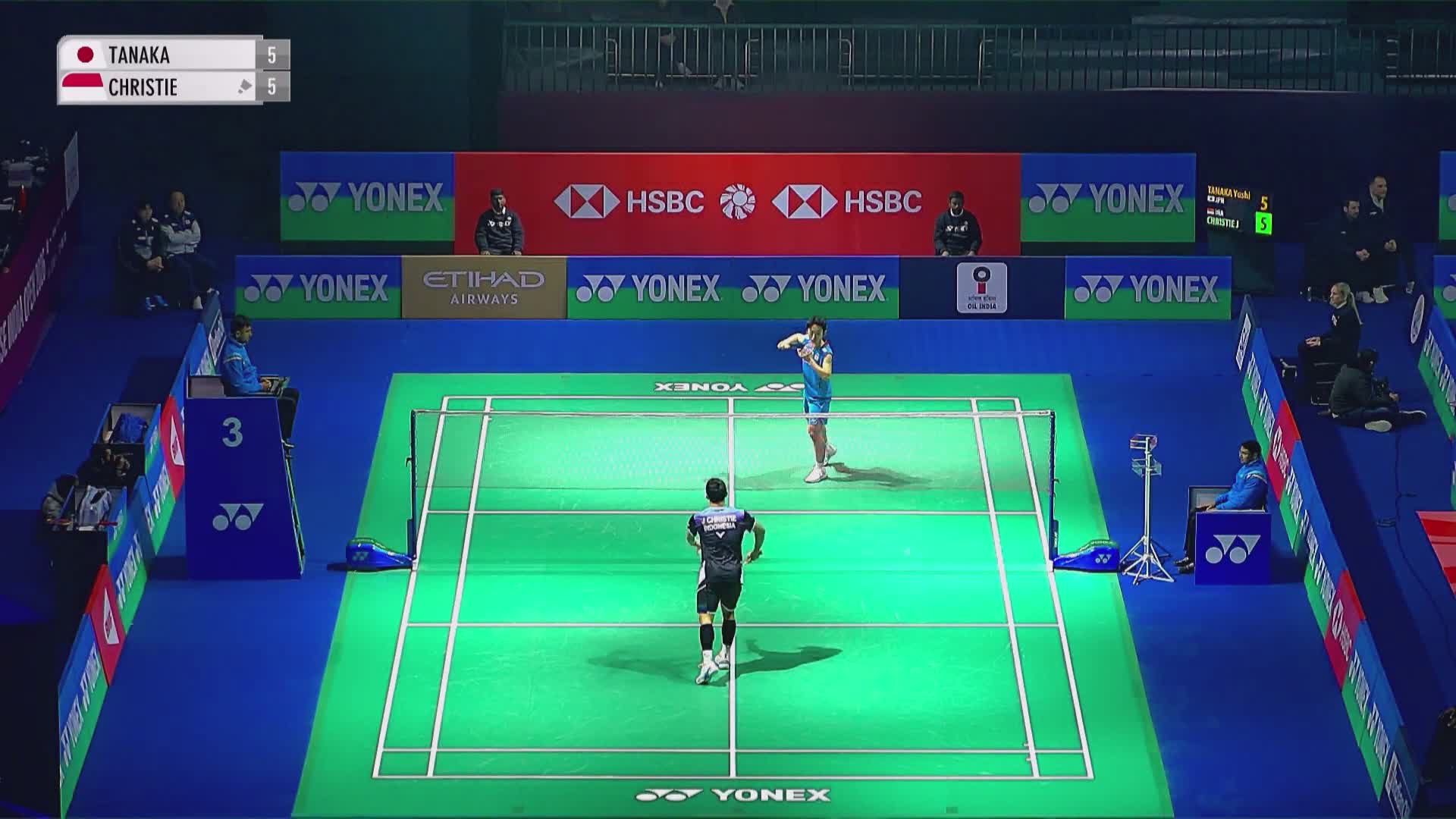 田中涌士VS乔纳坦 2026印度羽毛球公开赛