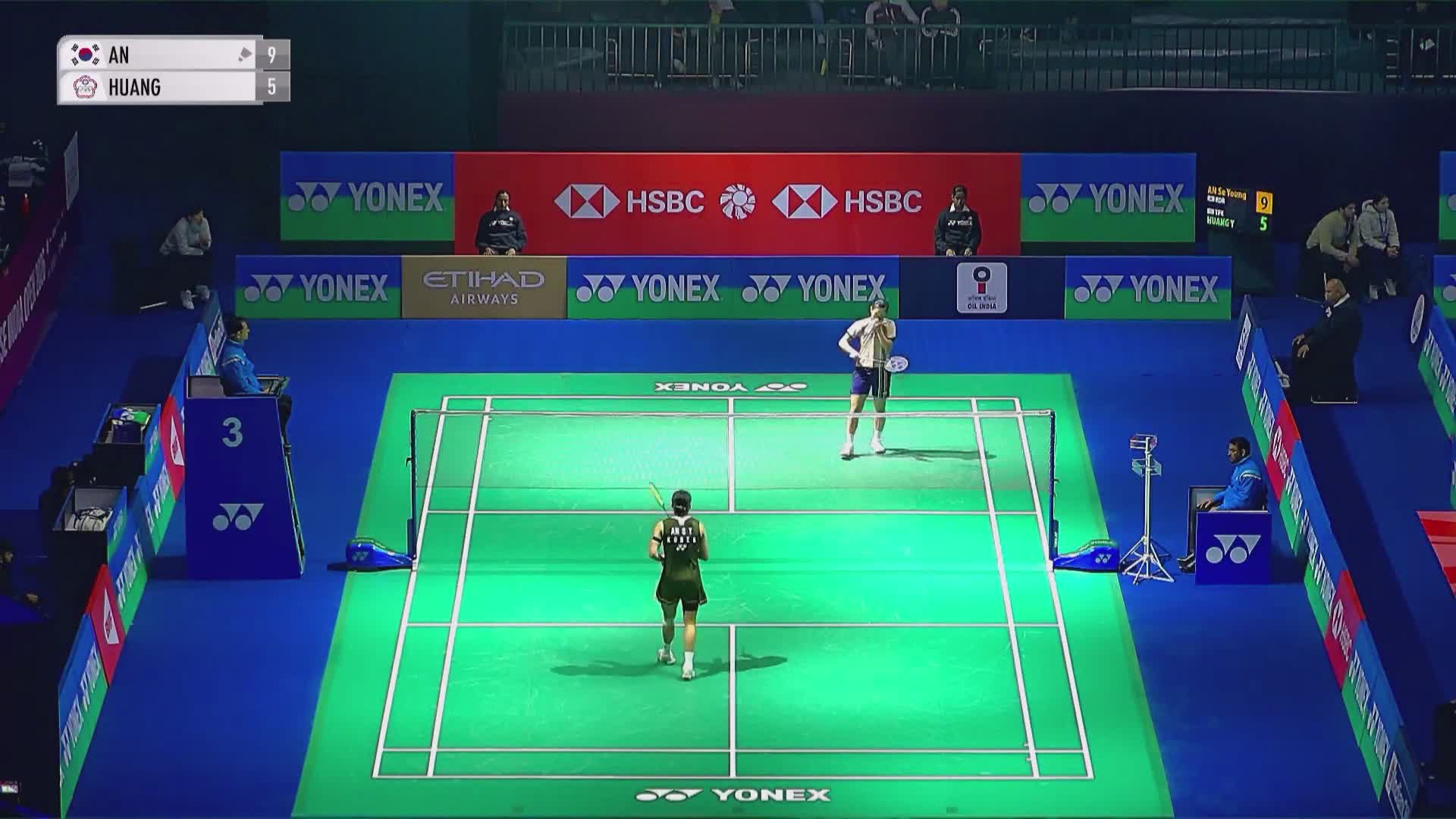 安洗莹VS黄宥薰 2026印度羽毛球公开赛