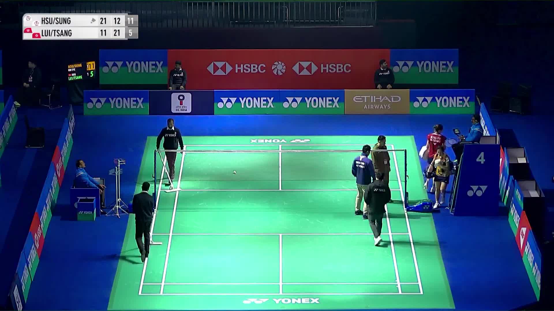 许雅晴/宋祐媗VS吕乐乐/曾晓昕 2026印度羽毛球公开赛