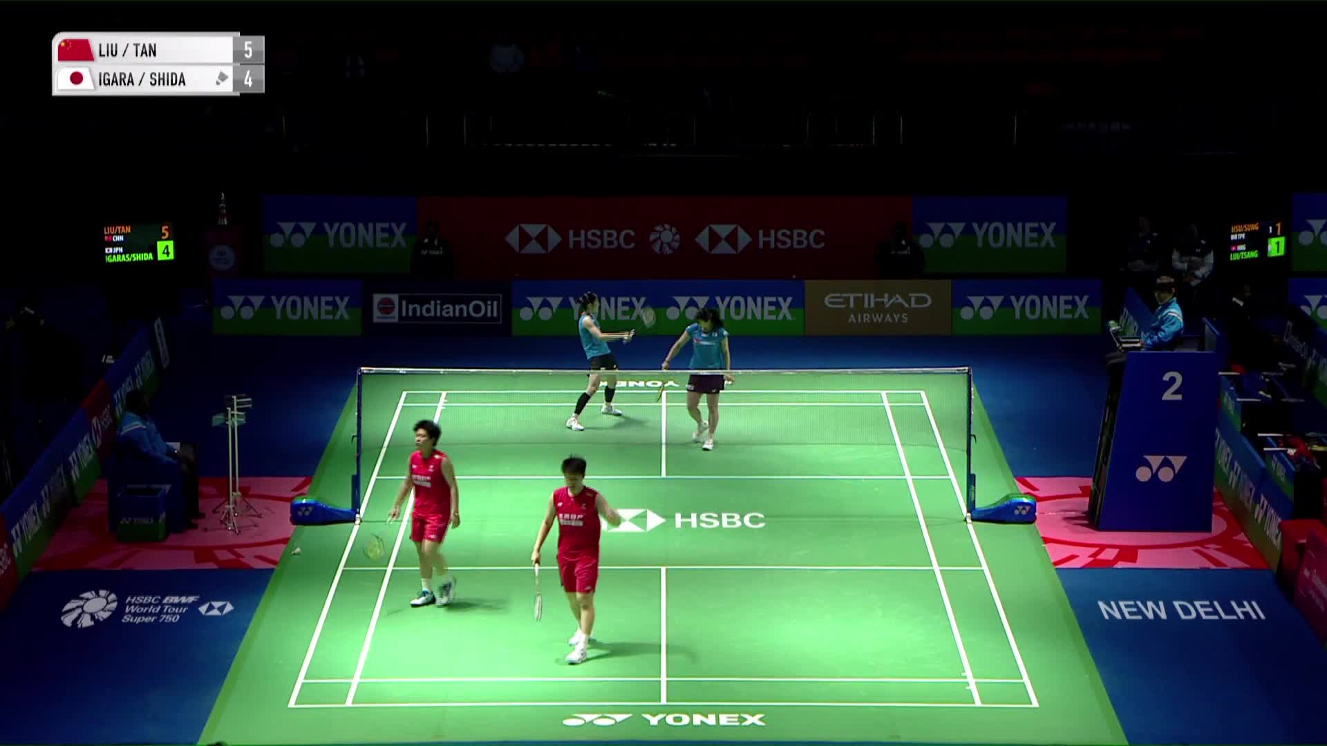 刘圣书/谭宁VS五十岚有纱/志田千阳 2026印度羽毛球公开赛