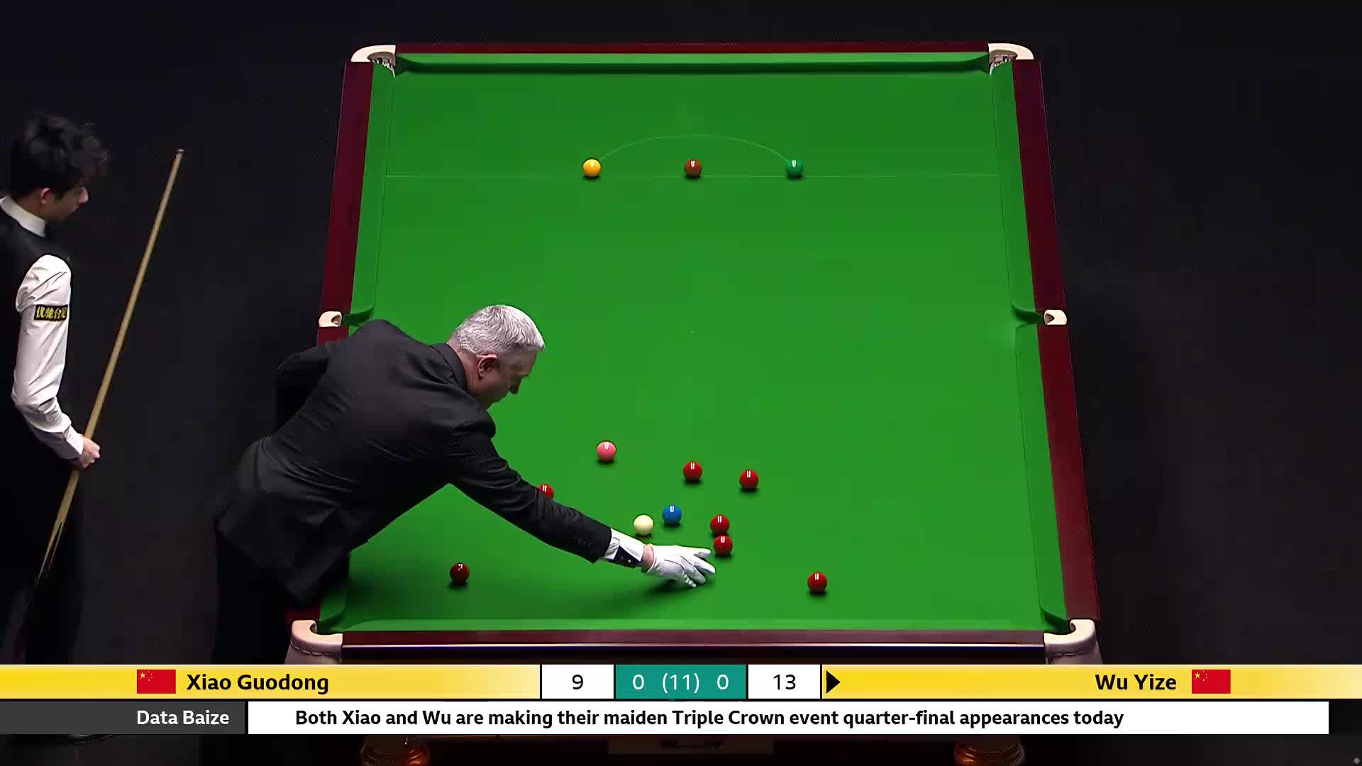 吴宜泽VS肖国栋  2026斯诺克大师赛