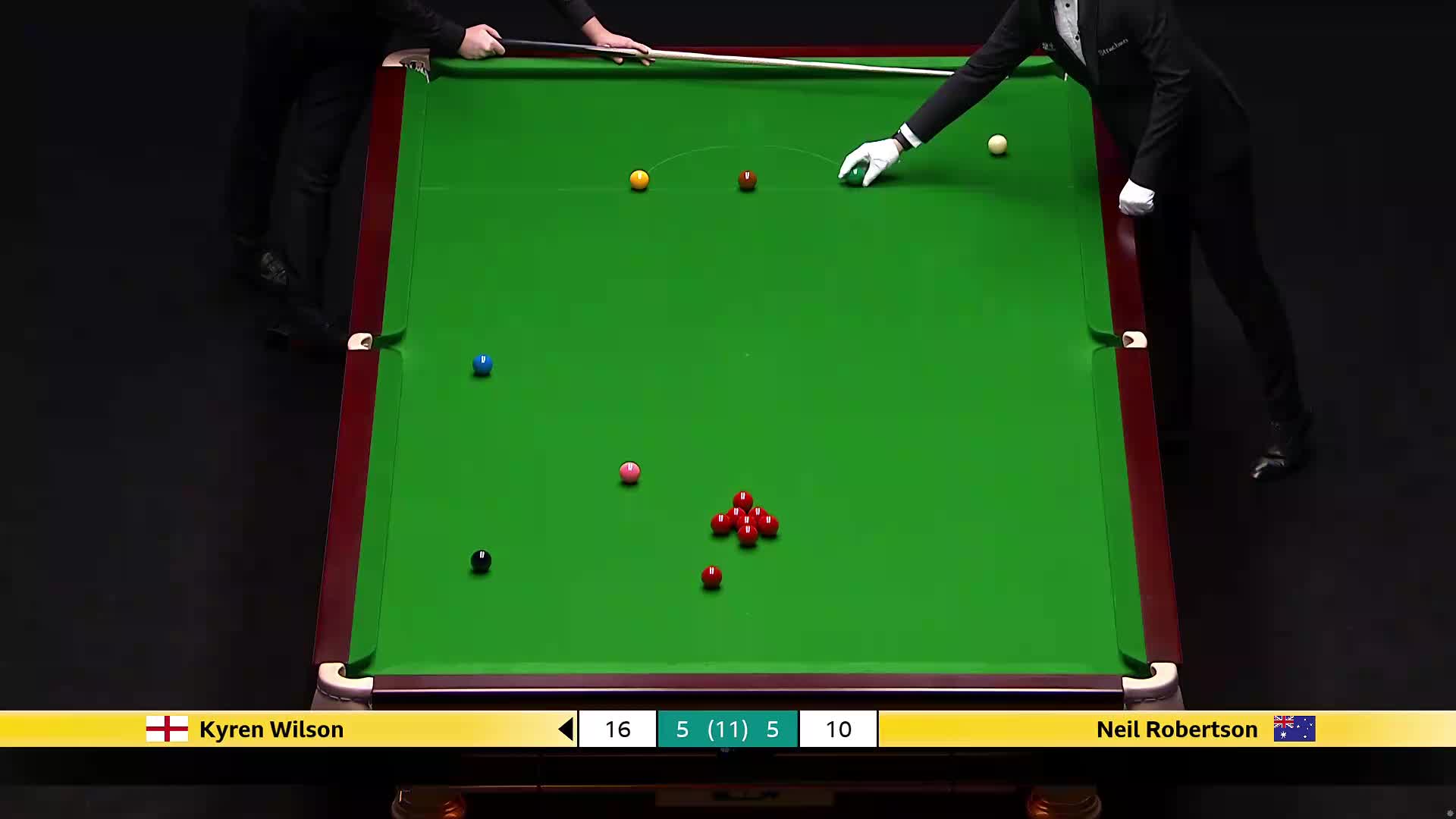 尼尔·罗伯逊VS凯伦·威尔逊 2026斯诺克大师赛