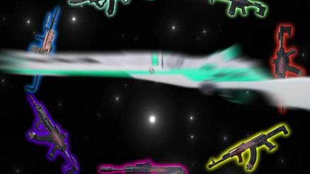 威风的龙 满改M14乱踢所有人