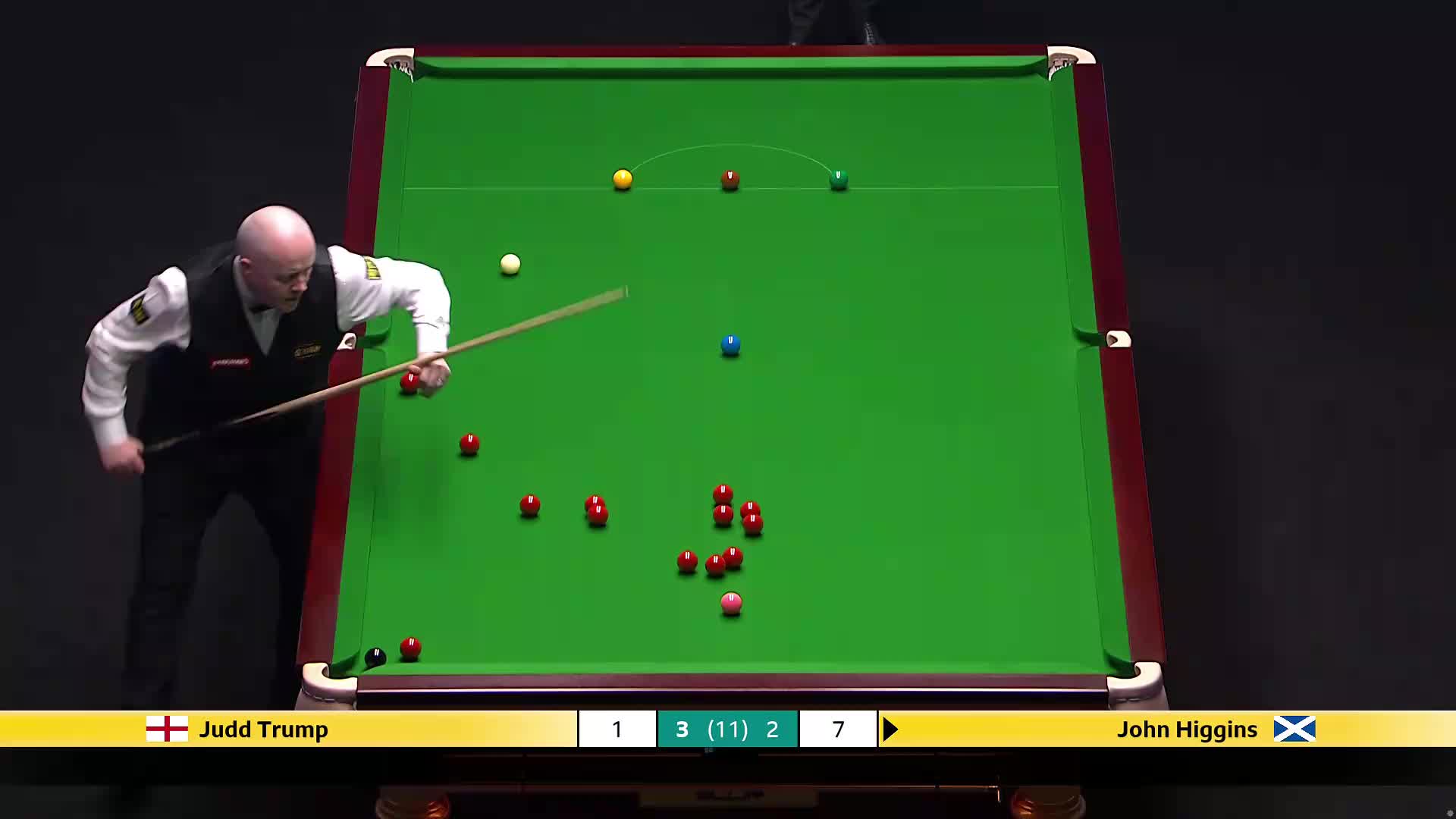 贾德·特鲁姆普VS约翰·希金斯 2026斯诺克大师赛