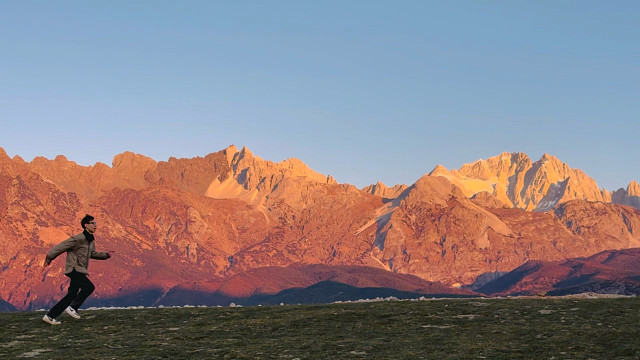 日照金山 有感觉吗