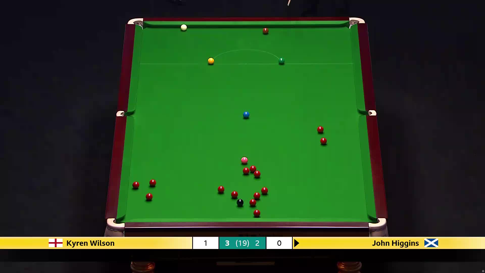 凯伦·威尔逊VS约翰·希金斯 2026斯诺克大师赛