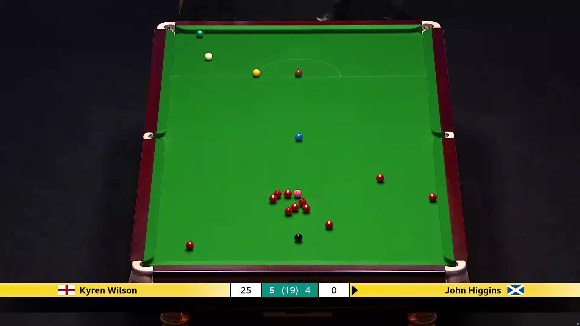 凯伦·威尔逊VS约翰·希金斯 2026斯诺克大师赛