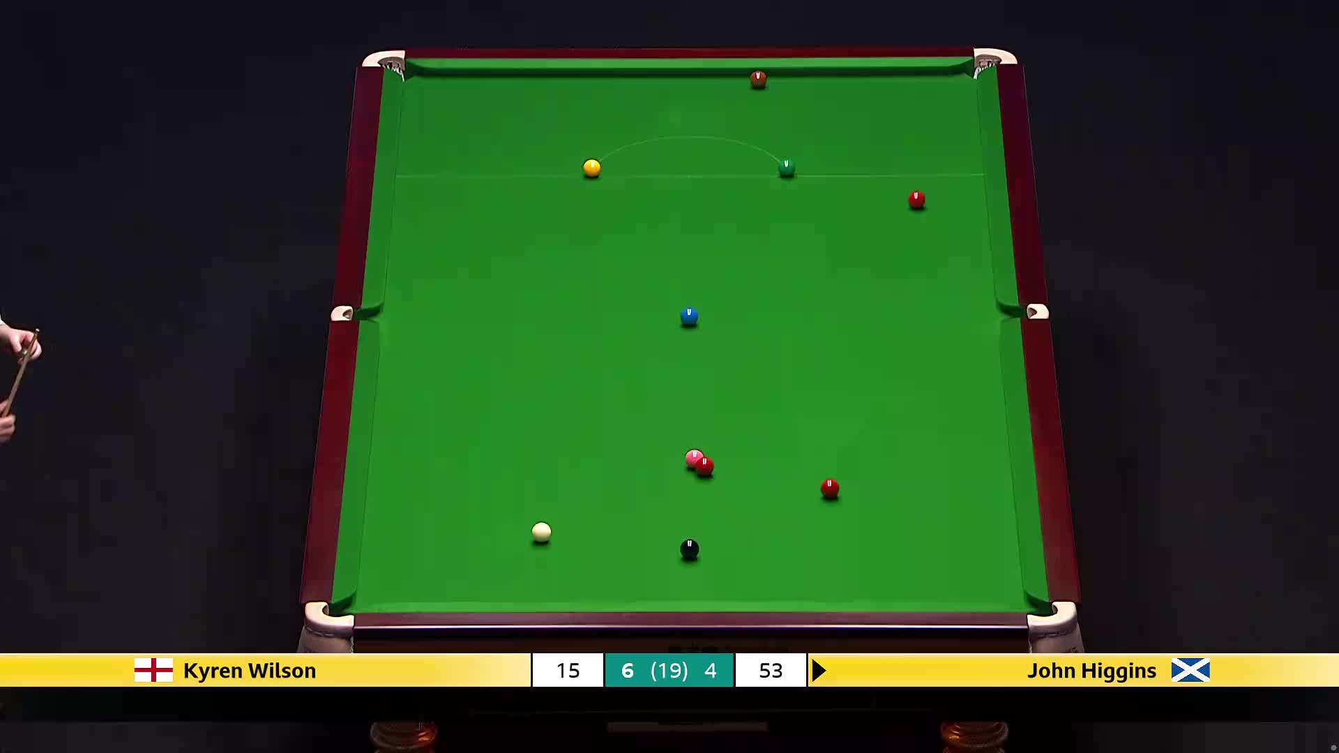 凯伦·威尔逊VS约翰·希金斯 2026斯诺克大师赛