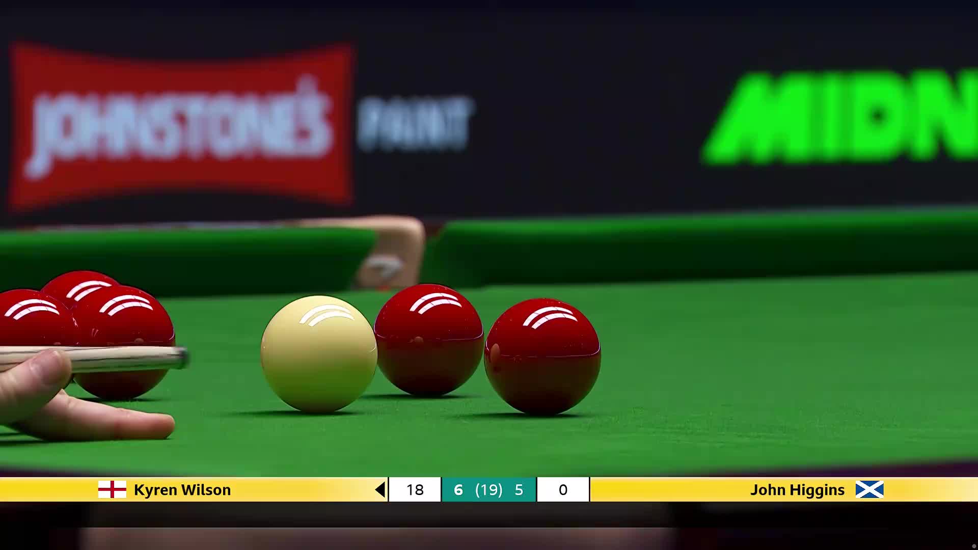 凯伦·威尔逊VS约翰·希金斯 2026斯诺克大师赛