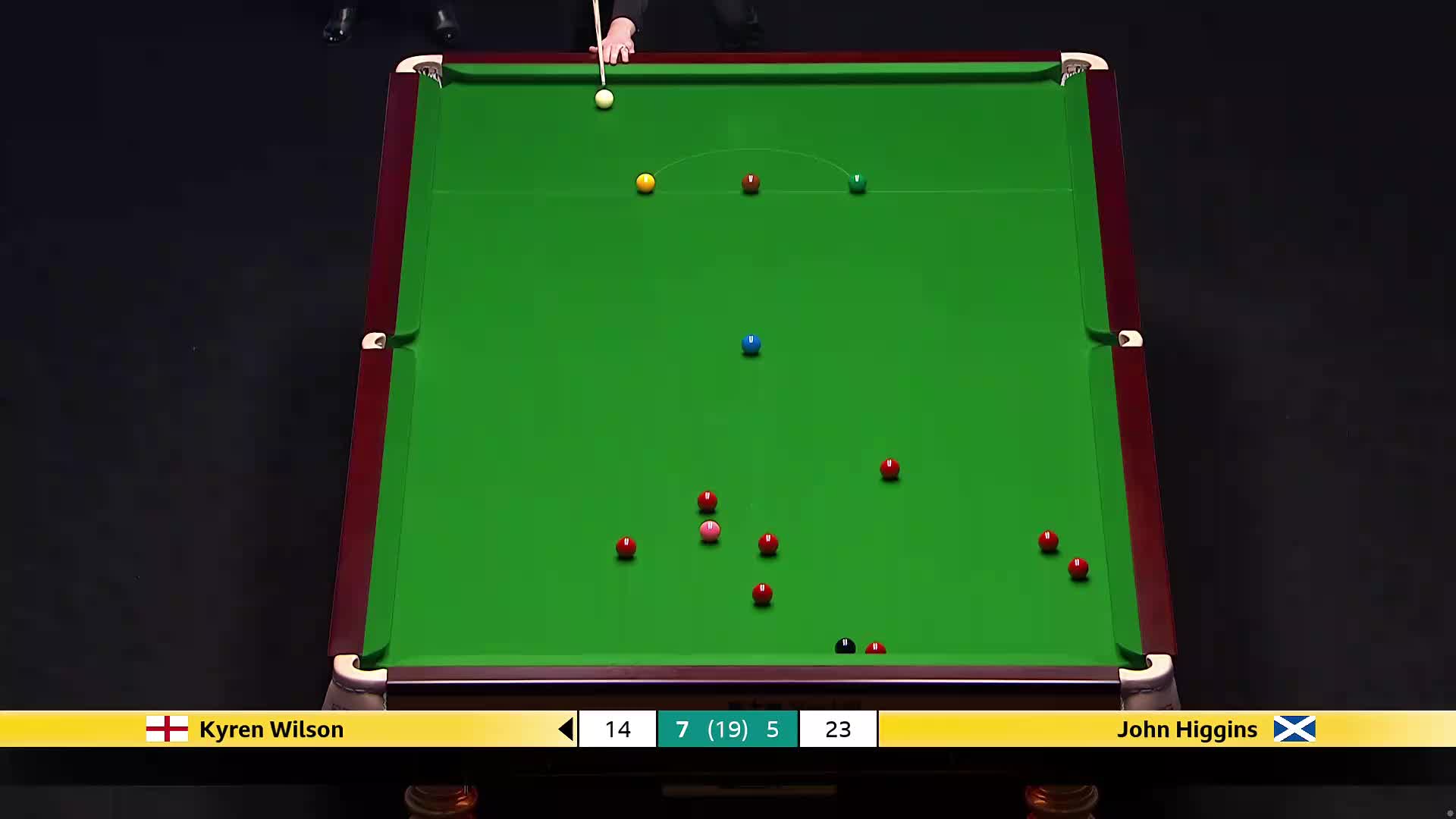 凯伦·威尔逊VS约翰·希金斯 2026斯诺克大师赛