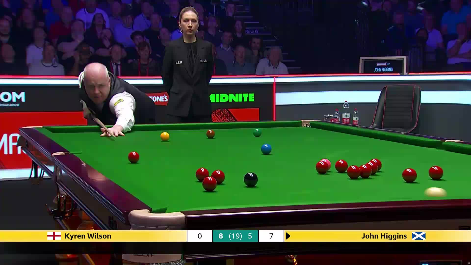 凯伦·威尔逊VS约翰·希金斯 2026斯诺克大师赛