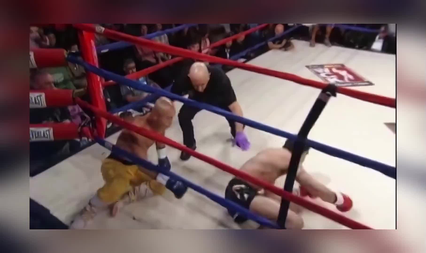 西洋拳王嘲讽中国功夫不行，就是花拳绣腿，结果被武僧一龙暴揍ko