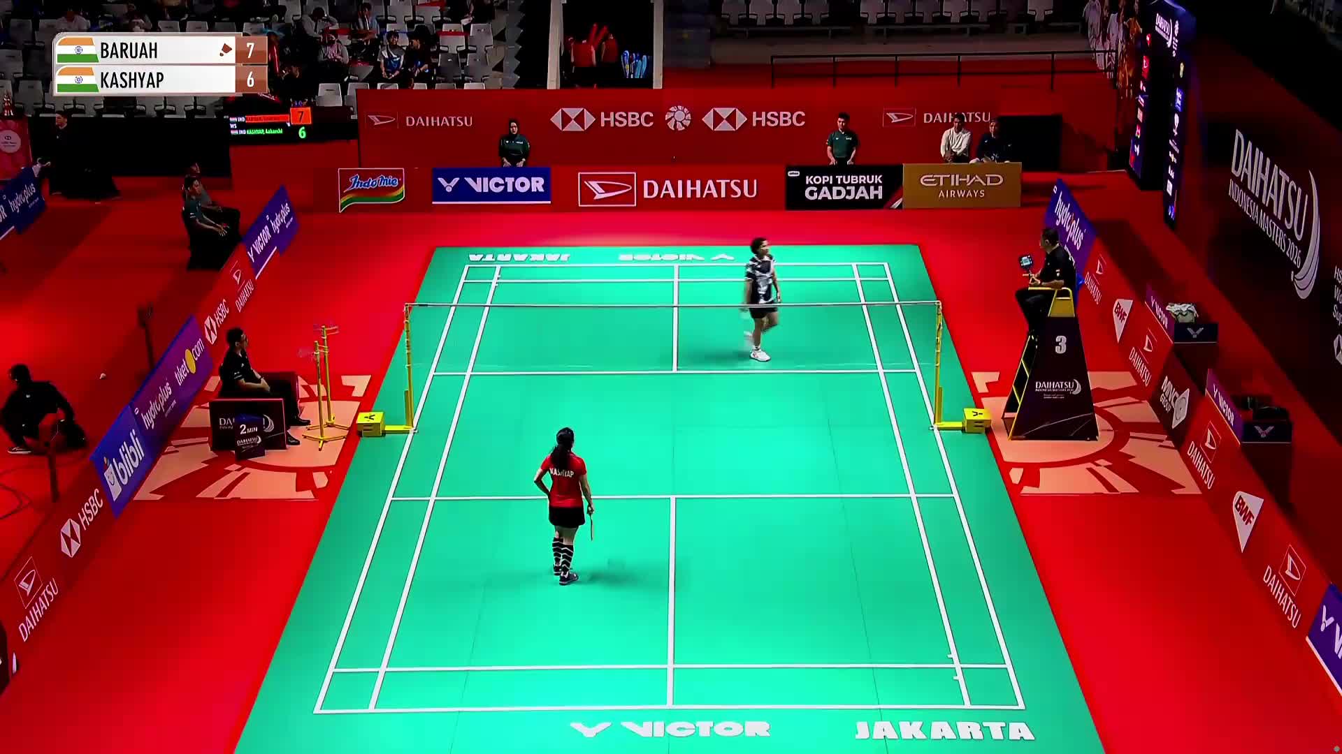 伊沙拉尼 vs 阿卡尔西  2026印尼羽毛球大师赛