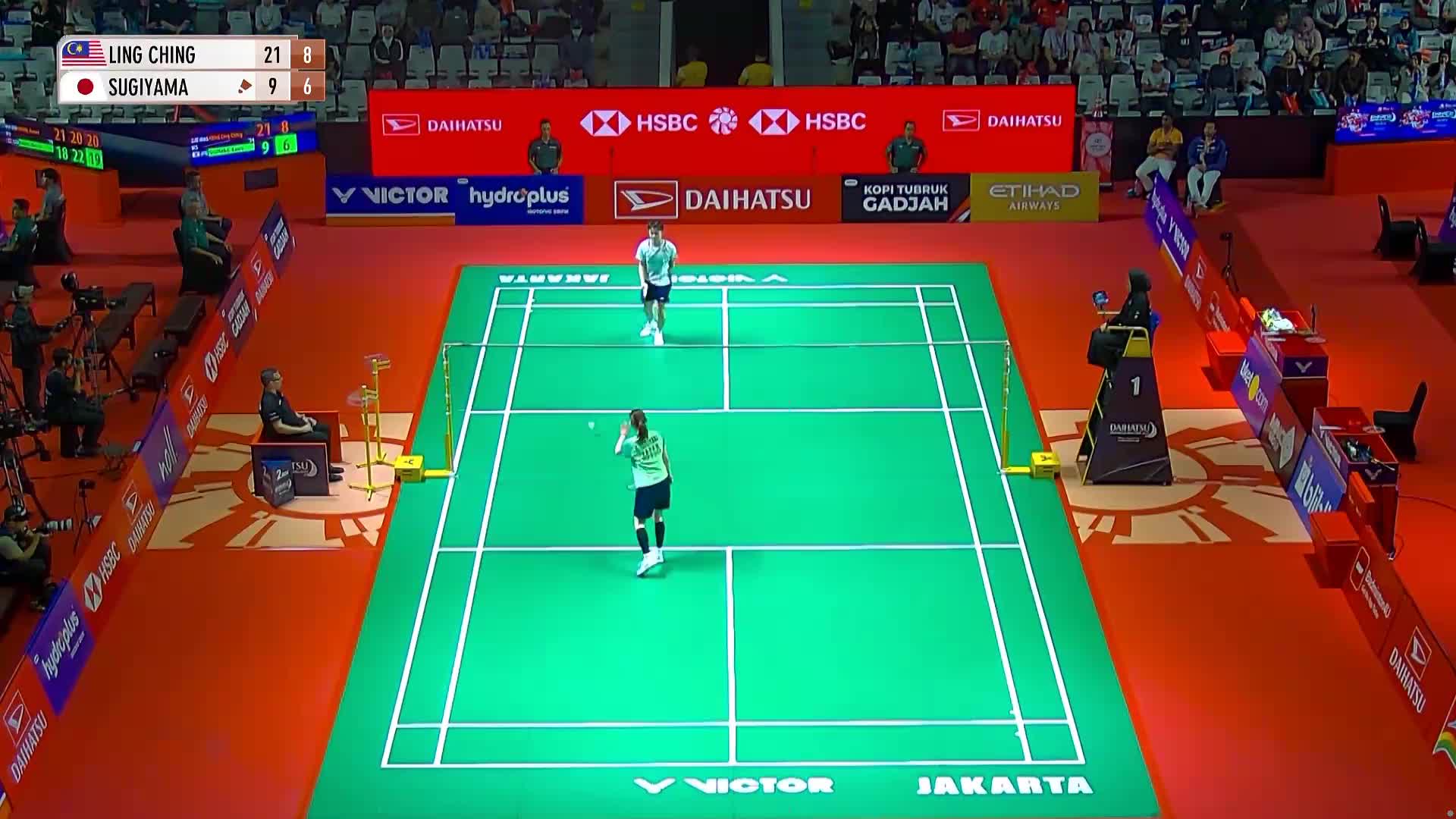 女单 黄玲青 vs 杉山薰  2026印尼羽毛球大师赛