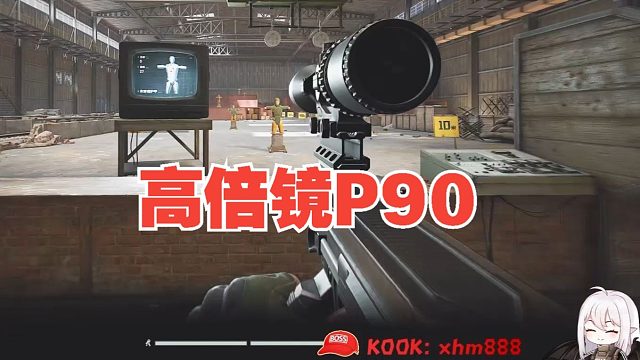 玩玩高倍镜P90，没想到手感还不错啊