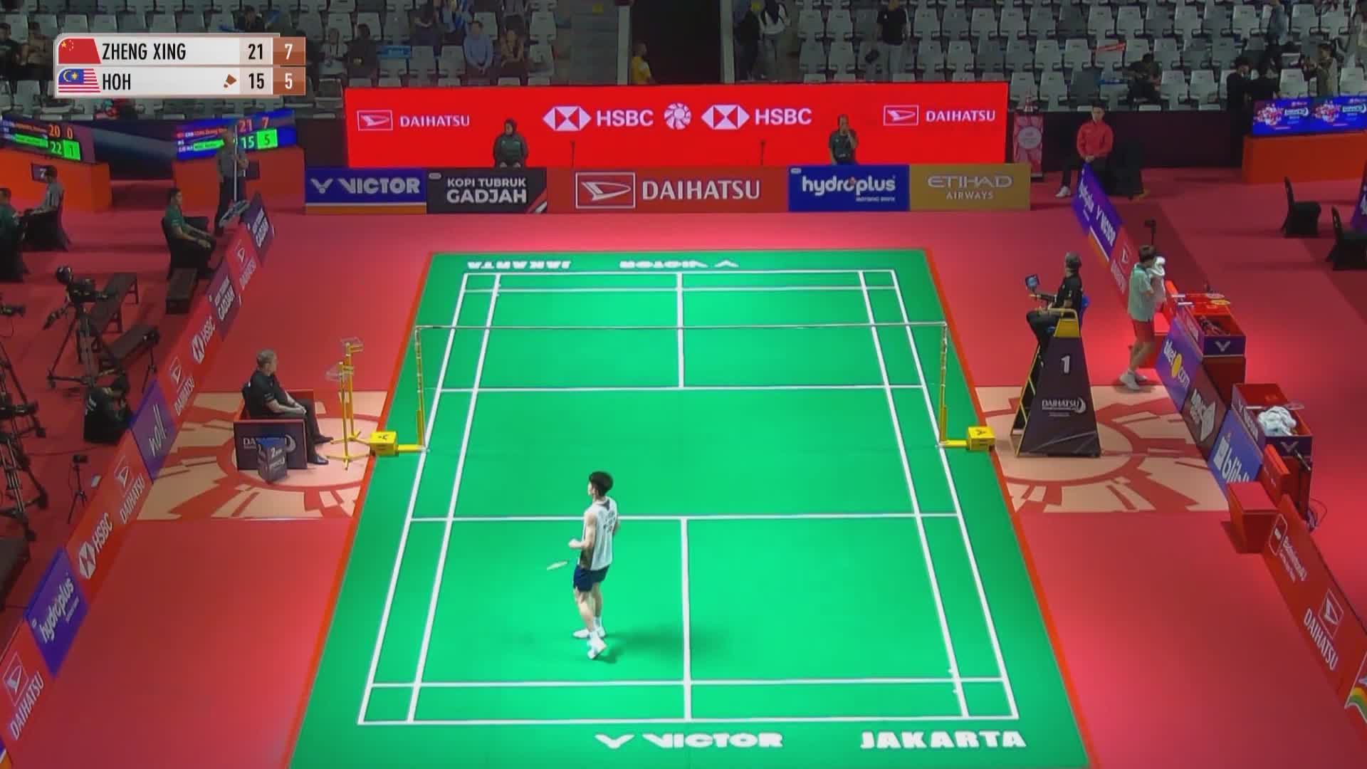 男单 王正行vs贺首维 2026印尼羽毛球大师赛