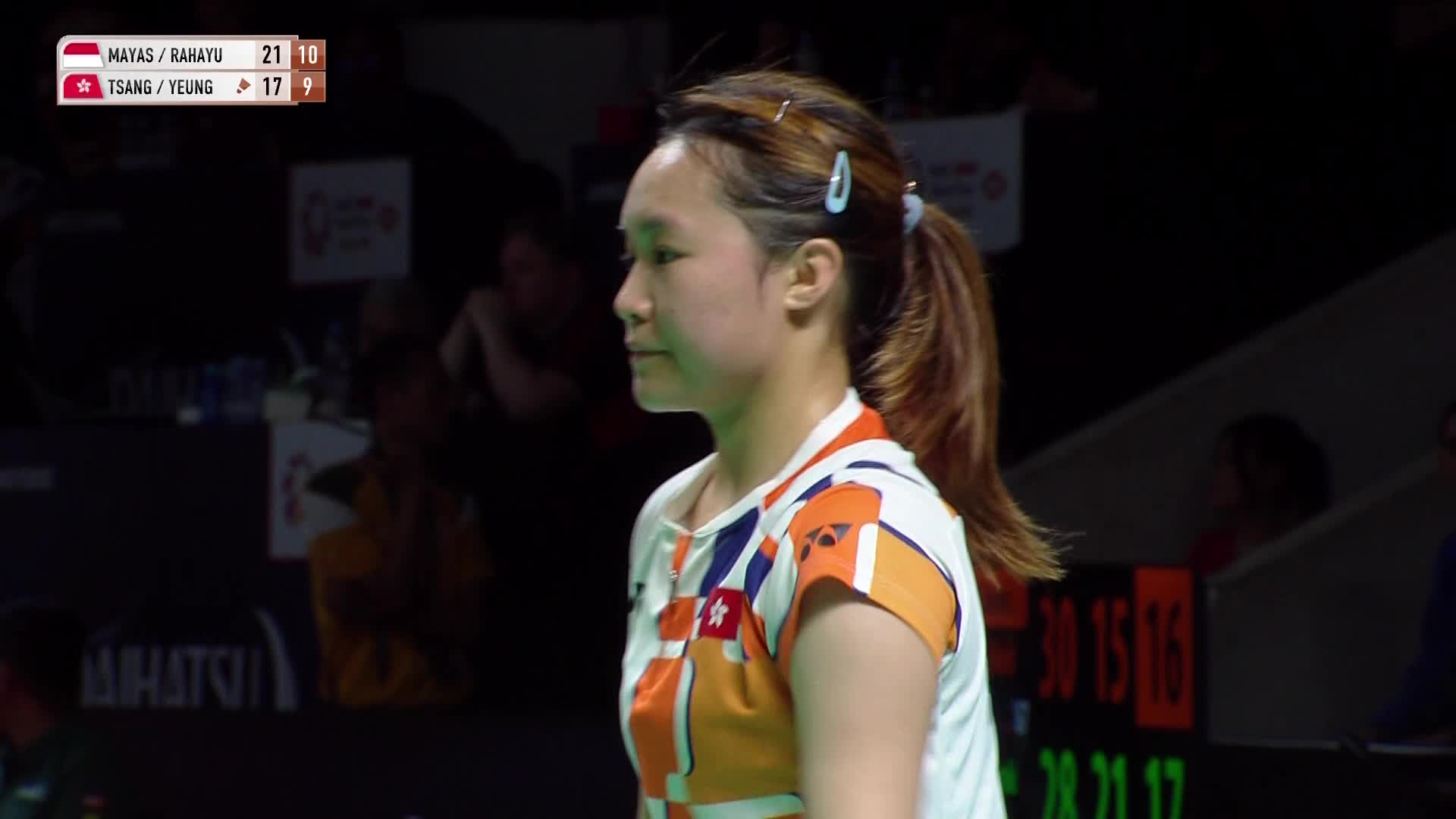 女双	兰妮/拉哈尤vs曾晓昕/杨霈霖 2026印尼羽毛球大师赛