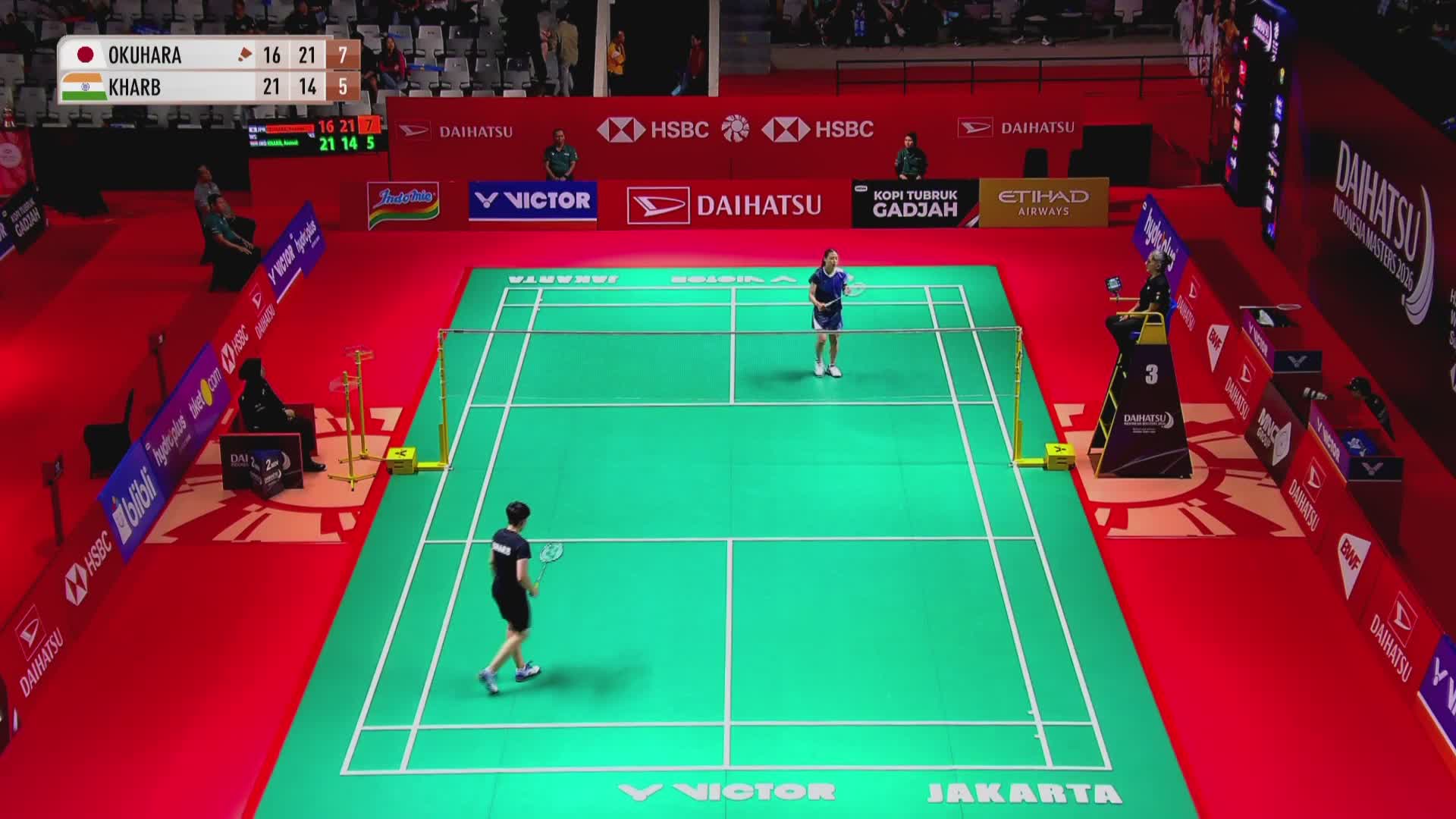 女单	奥原希望vs哈尔布 2026印尼羽毛球大师赛