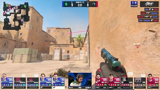 逆天改命！NiKo经济局手枪双杀接AK瞬间再斩两人！