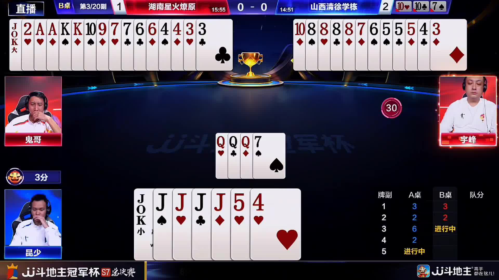 鬼哥一笑破局，巧用大王赢下牌局