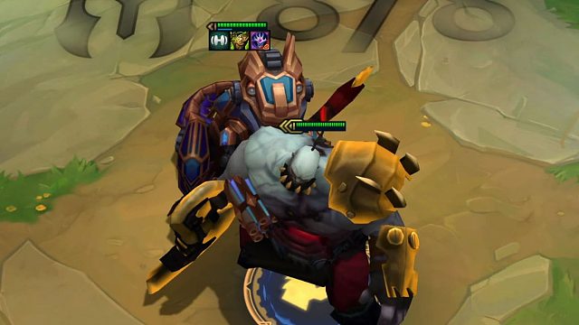 霸王龙再次有用武之地！吃掉塞恩后，直接自爆。比主C伤害都高。