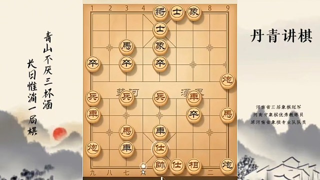 河南省冠军黄丹青讲棋，象棋怎么学，象棋教学，教学讲解破解弃马局，系统学习象棋
