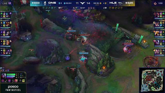 260124 LCK CUP HLE vs DNS Game 1 Gumayusi韦鲁斯箭定乾坤KD