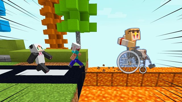 骑轮椅都比你们跑得快！！