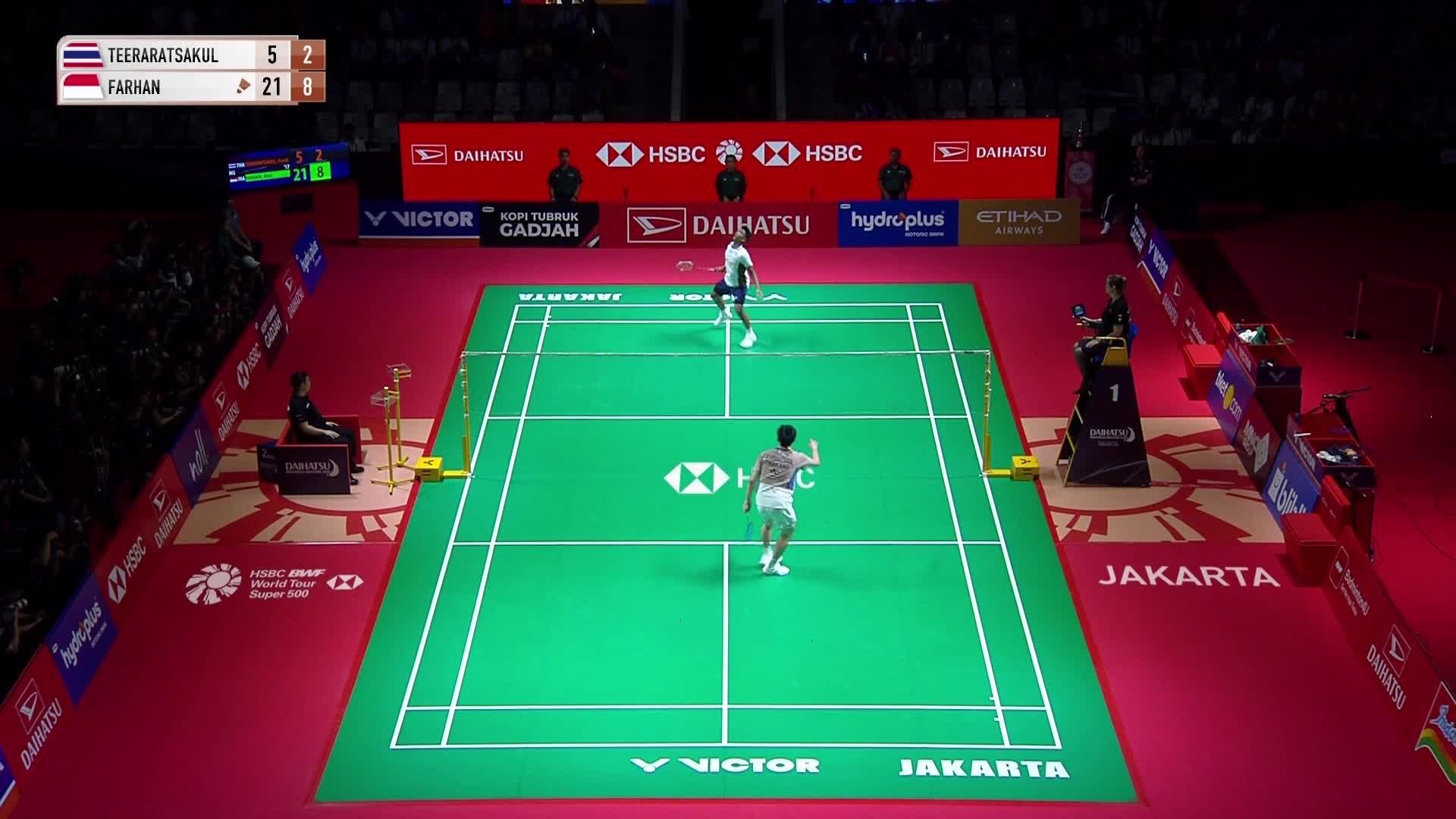 男单 帕尼查蓬vs法汉 决赛 2026印尼羽毛球大师赛