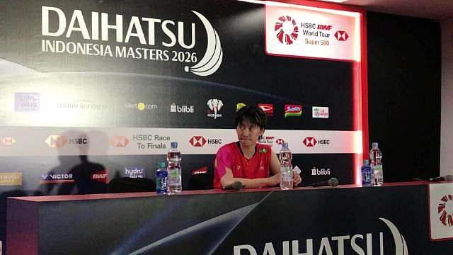 印尼大师赛赛后发布会 Cr：水印 ​​​