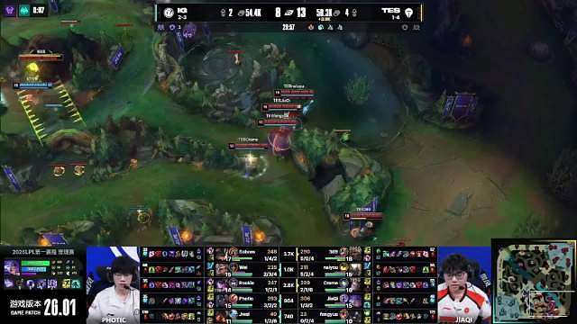 2026LPL第一赛段常规赛组内赛W2D7  【TES 1:0 IG】恭喜 拿下第一局比赛胜利，先下