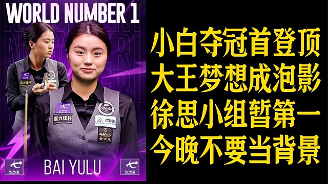 小白夺冠，大王亚军