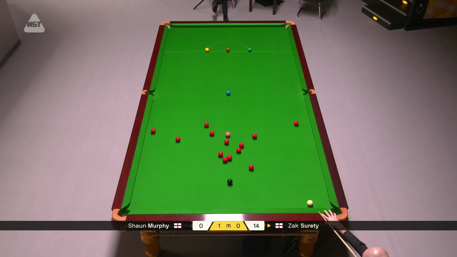 肖恩·墨菲VS扎克·苏尔蒂 2026斯诺克德国大师赛