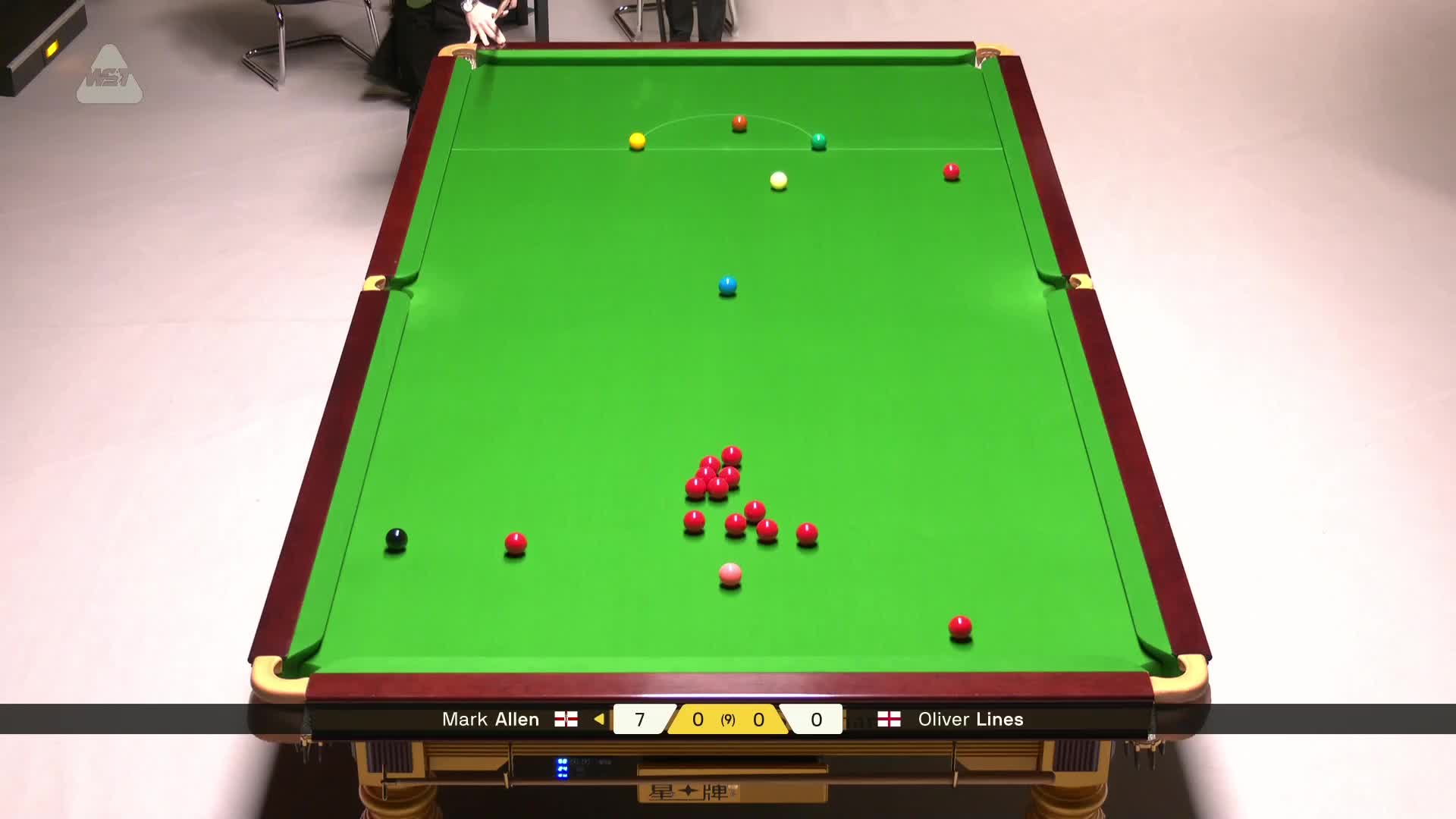 马克·艾伦VS奥利弗·莱恩斯 2026斯诺克德国大师赛