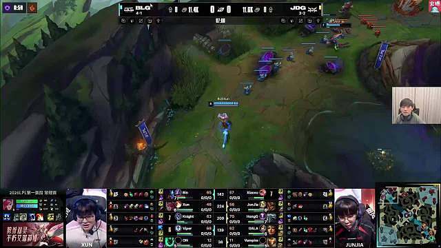 Jackeylove看JDG 2-1再次战胜BLG，Vampire神级巴德完美发挥：BLG第二轮也被