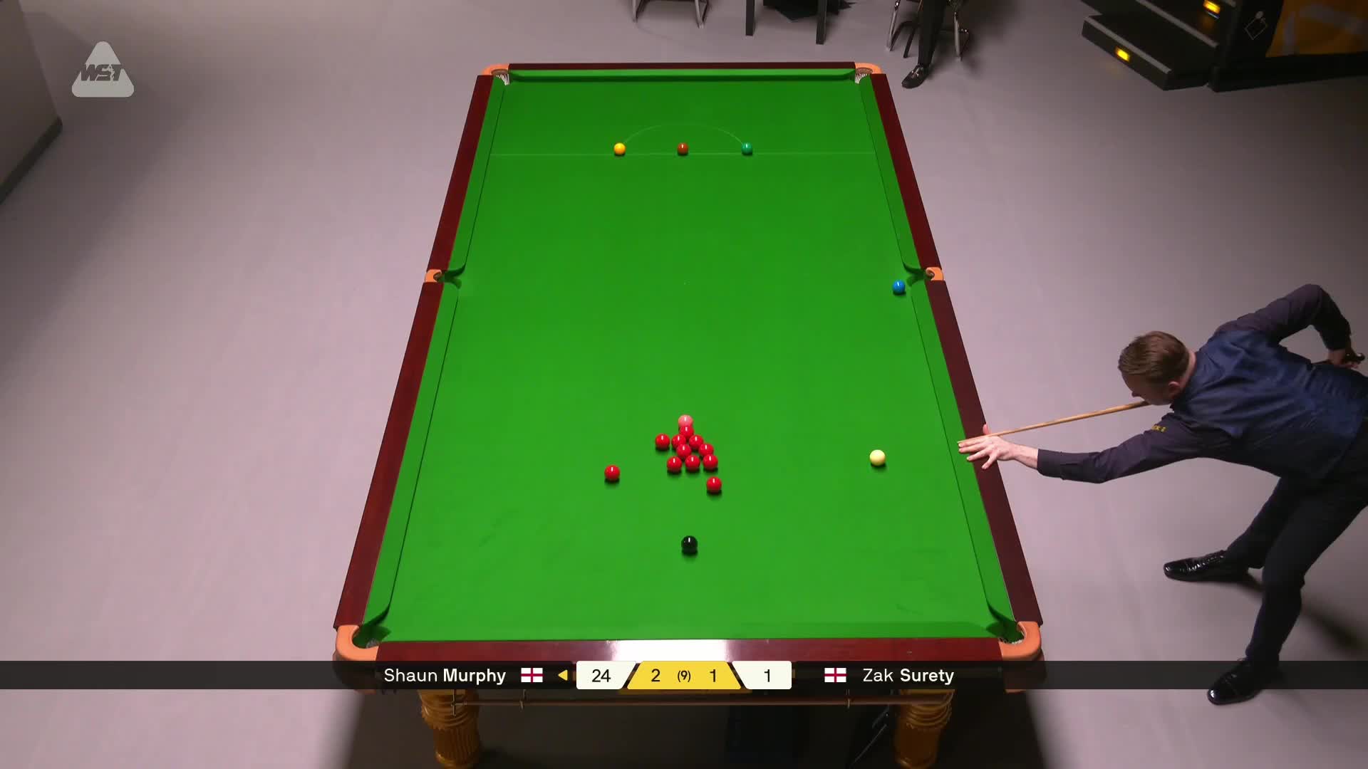 肖恩·墨菲VS扎克·苏尔蒂 2026斯诺克德国大师赛