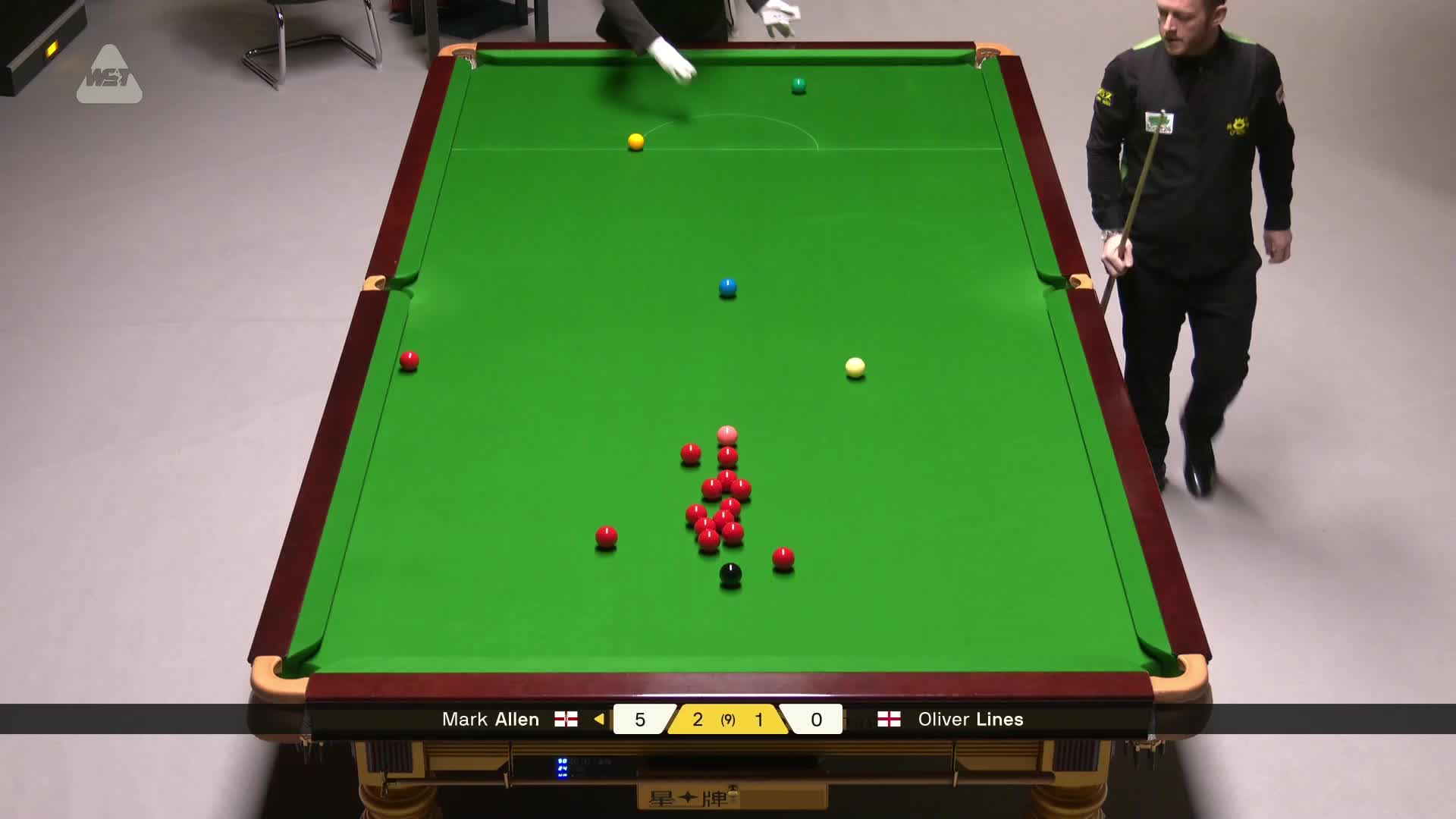 马克·艾伦VS奥利弗·莱恩斯 2026斯诺克德国大师赛